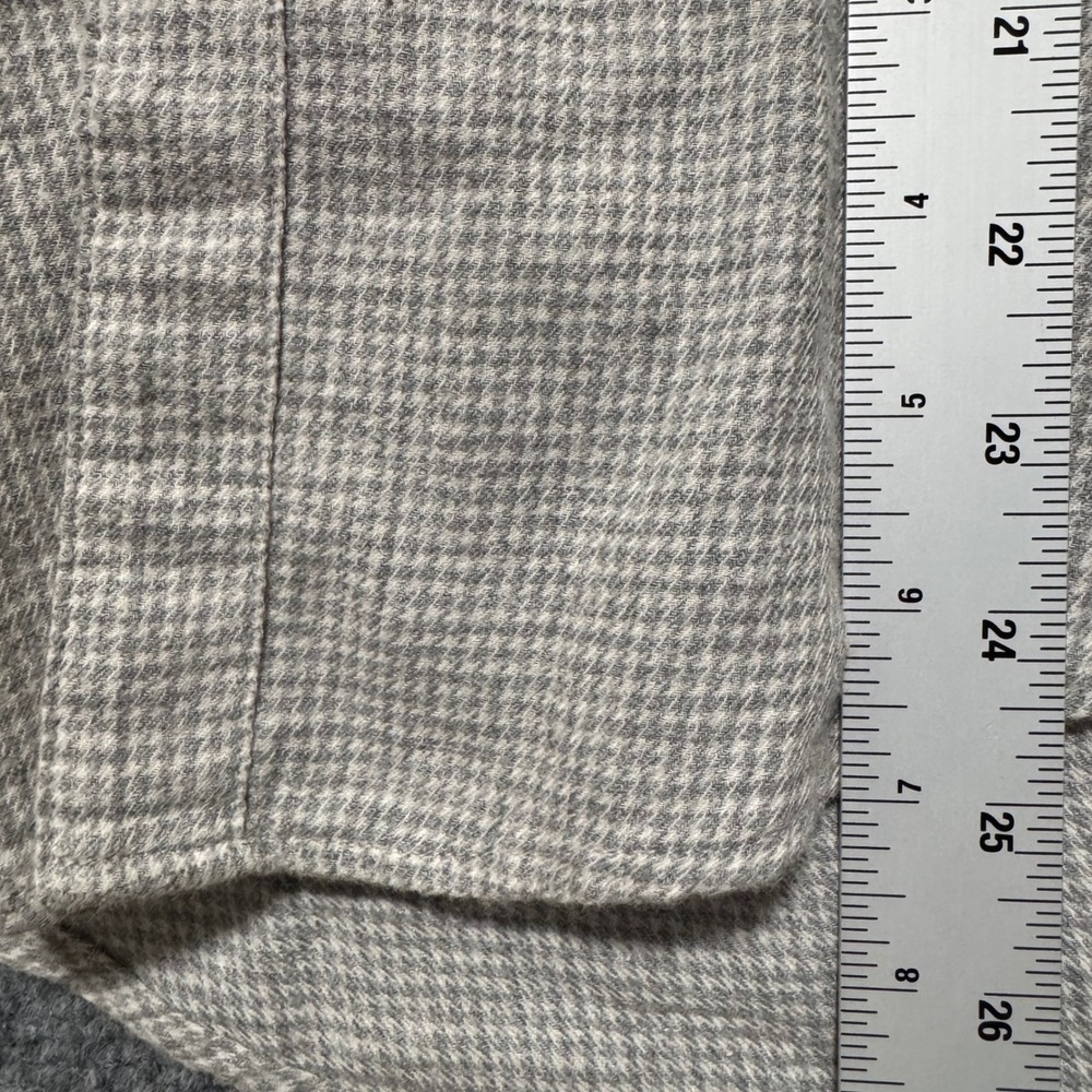 Steven Alan Mens Shirt Small Wool Blend‎ Houndstooth Button Up Made in USA - Picture 8 of 9